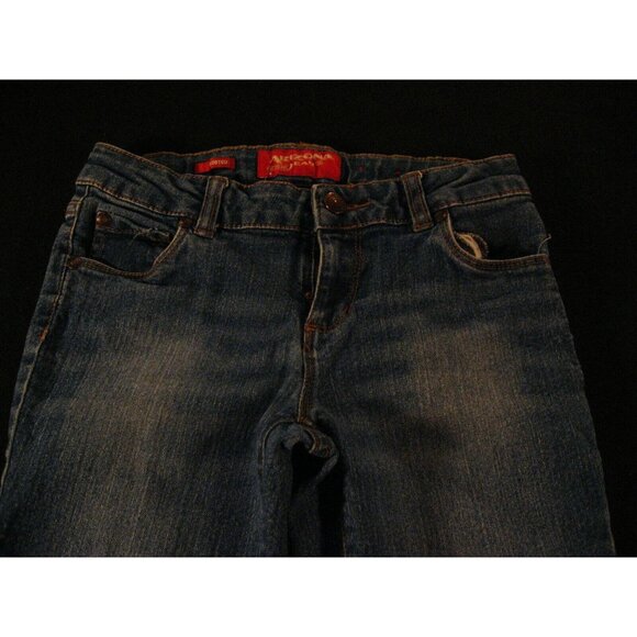 Arizona Kids Bootcut Jeans Tag 12 Regular Elastic Waistband Stretch Blue - Picture 3 of 9